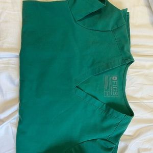 FIGS XXS Casma Top Hunter Green